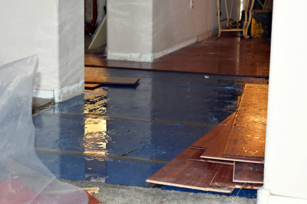 Professional Water Extraction technician working in Mantachie, MS